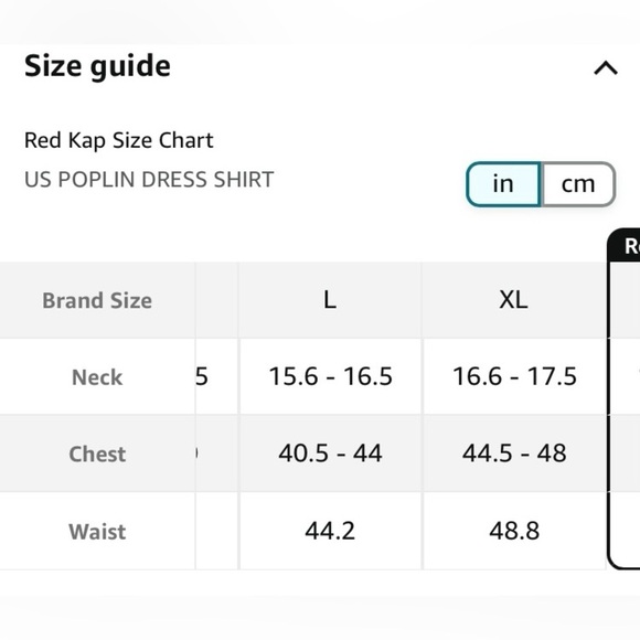 Red Kap Men's Poplin Dress Shirt, Royal Blue, L Tall - Picture 6 of 6